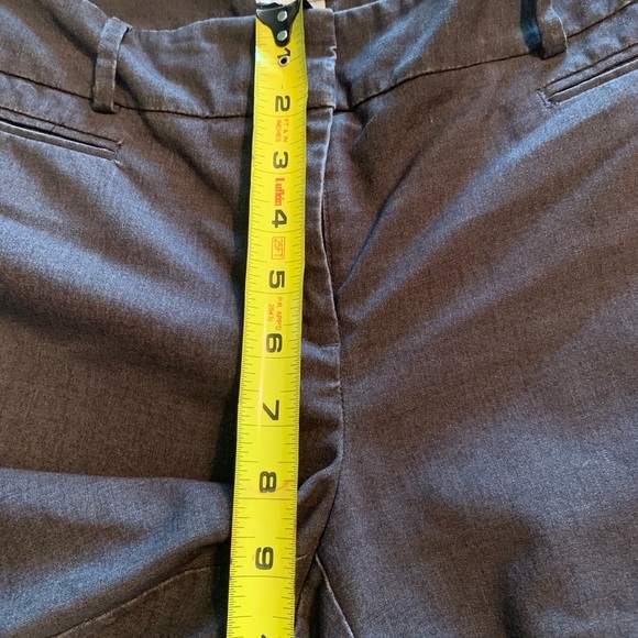 $10 LOFT Charcoal size 8 Petite Trousers-slacks-pants - Picture 5 of 7